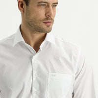 White Long-Sleeve Classic Shirt