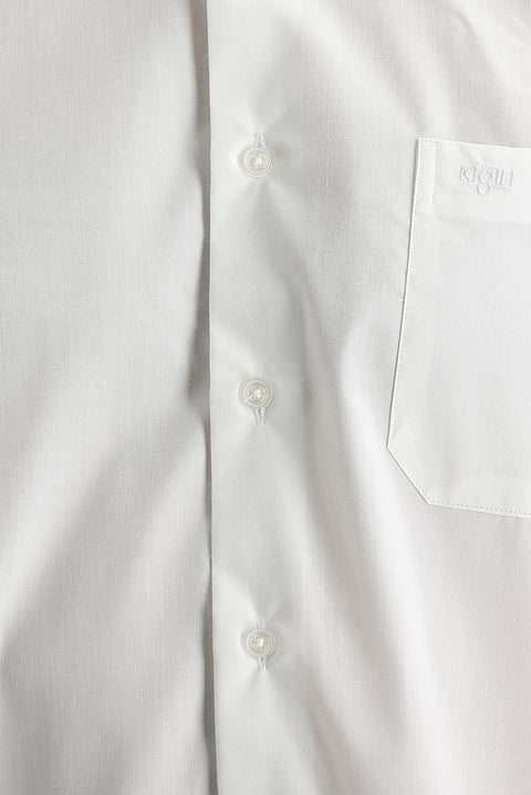 White Long-Sleeve Classic Shirt
