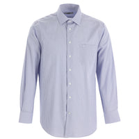 Dark Navy Long Sleeve Regular Fit Plaid Shirt