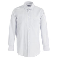White Long Sleeve Regular Fit Plaid Shirt