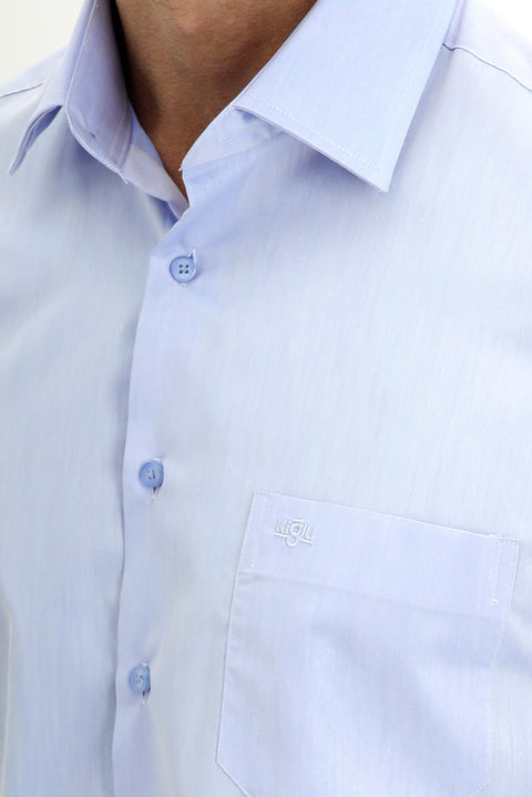 Sky Blue Short Sleeve Regular Fit Shirt