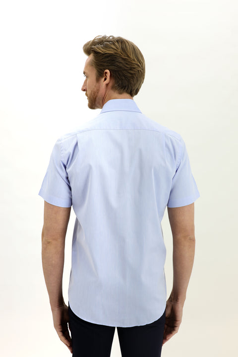 Sky Blue Short Sleeve Regular Fit Shirt