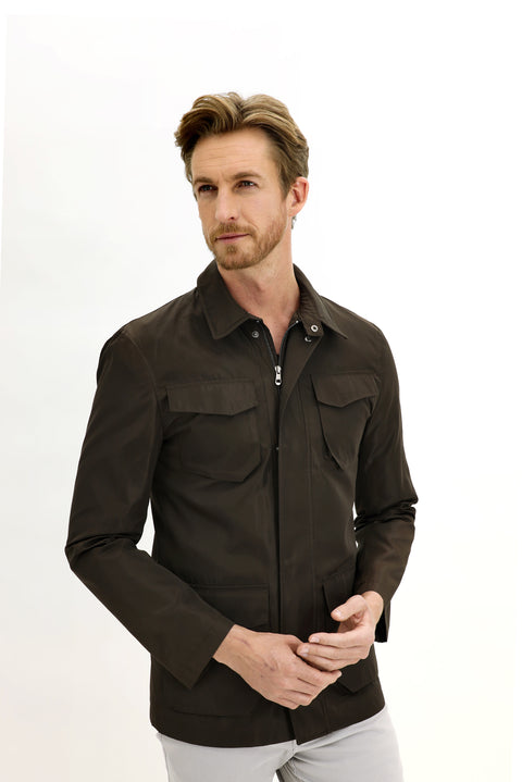 Dark Brown Seasonal Sport Jacket