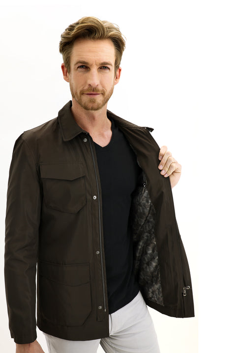 Dark Brown Seasonal Sport Jacket