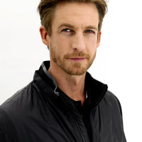 Black Ribbed Seasonal Jacket