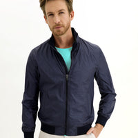 Dark Navy Seasonal Ribbed Jacket