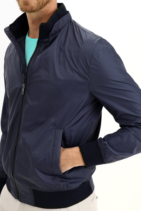 Dark Navy Seasonal Ribbed Jacket