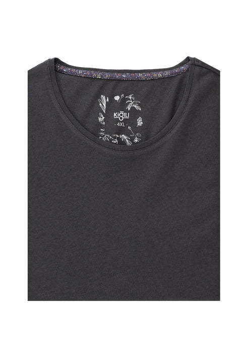 Marengo Plus Size Crew Neck Slim Fit Cotton T-Shirt