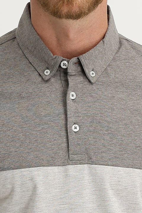Açık Kahve  Polo Yaka Regular Fit Desenli Tişört