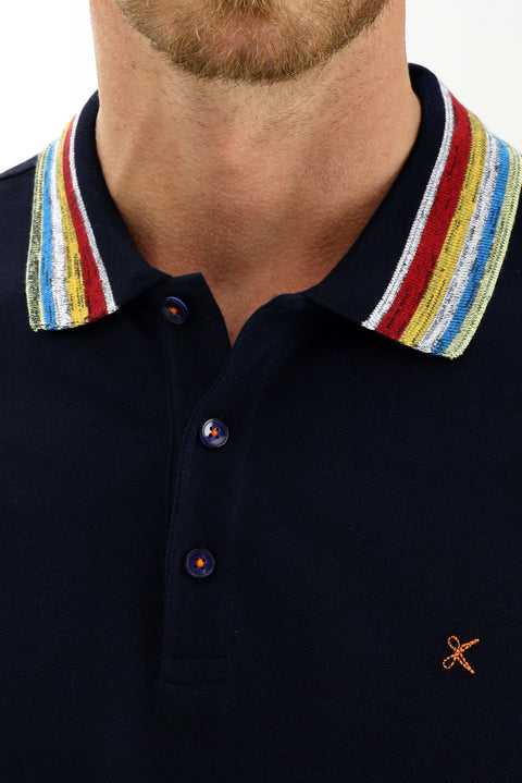 Dark Navy Plus Size Polo Shirt