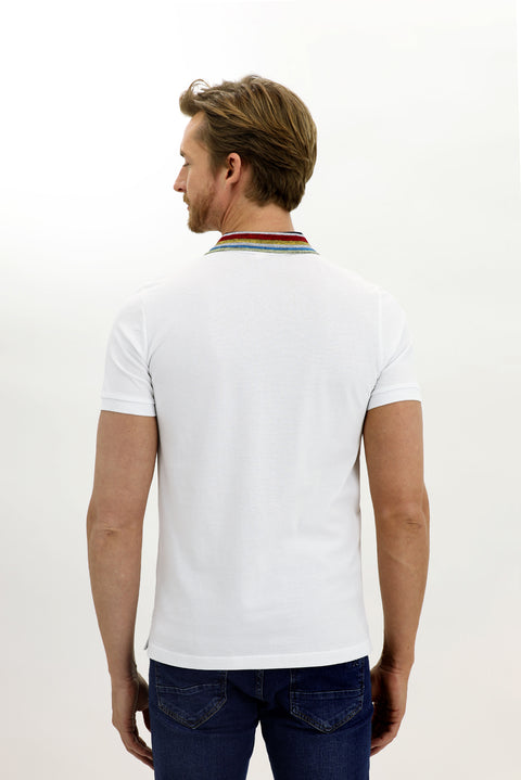 White Plus Size Polo Shirt