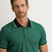 Orman Yeşili Polo Yaka Regular Fit Tişört
