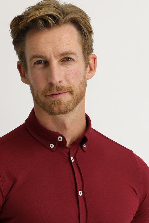 Dark Burgundy Polo Shirt T-shirt