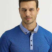 Dark Aviator Pocket Polo Collar Slim Fit Narrow Cut T-Shirt