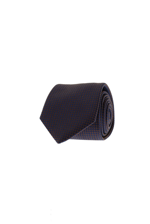 Medium Brown Patterned Tie