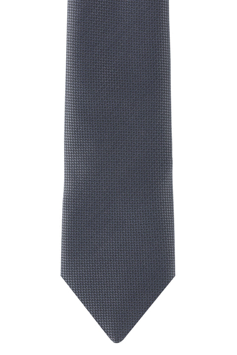 Medium Grey Patterned Tie