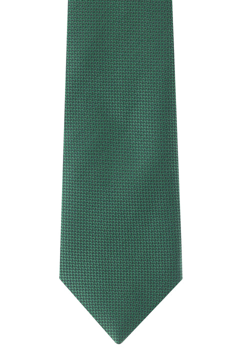 Dark Green Patterned Tie