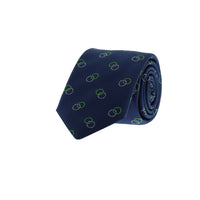Light Navy Patterned Tie