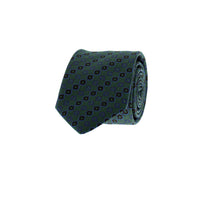 Dark Green Patterned Tie