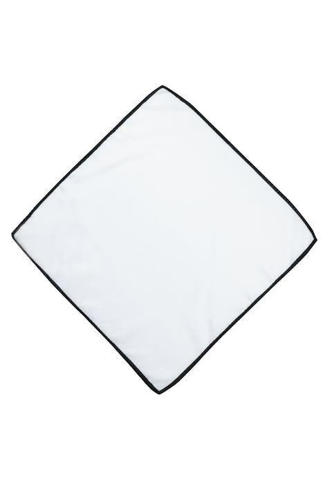 Off-White Satin Handkerchief