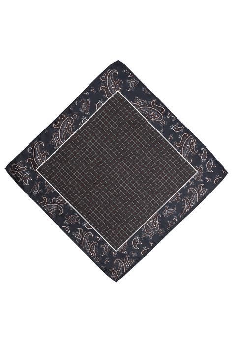 Light Burgundy Patterned Handkerchief