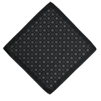Black Patterned Handkerchief