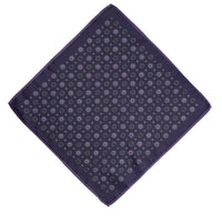 Medium Purple Patterned Handkerchief