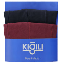 Medium Navy Blue 2-Pack Cotton Supreme Boxer Shorts Set