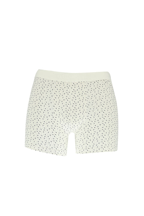White 2-Pack Patterned Cotton Supreme Boxer Set