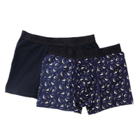 Light Navy Blue 2-Pack Cotton Supreme Boxer Shorts Set