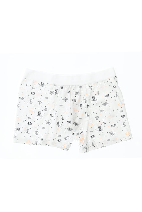 Black 2-Pack Patterned Cotton Supreme Boxer Set