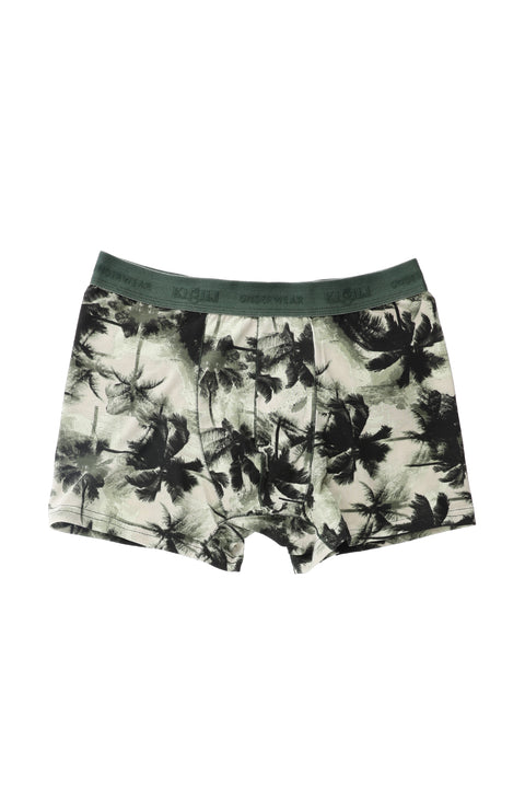 Medium Khaki 2-Pack Patterned Cotton Supreme Boxer Set