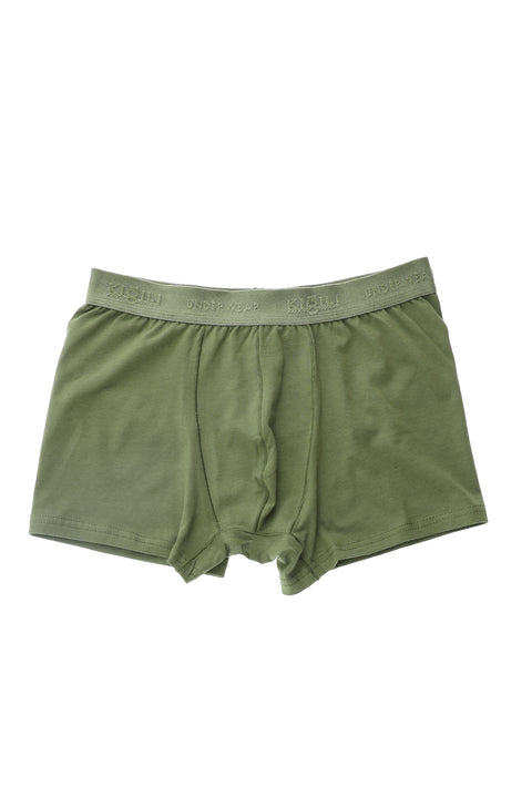 Medium Khaki 2-Pack Patterned Cotton Supreme Boxer Set