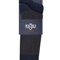 Koyu Kahve 2'li Desenli Çorap Seti