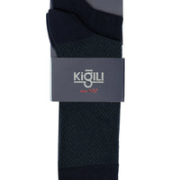Dark Navy Melange 2-Pack Patterned Socks
