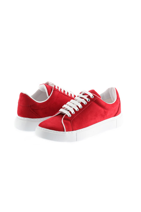 Dark Red Sneaker Shoes