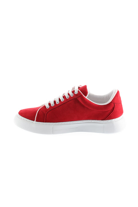 Dark Red Sneaker Shoes