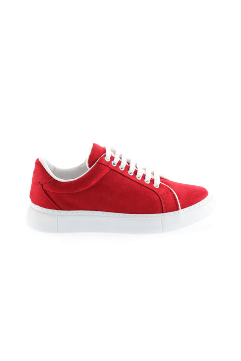 Dark Red Sneaker Shoes