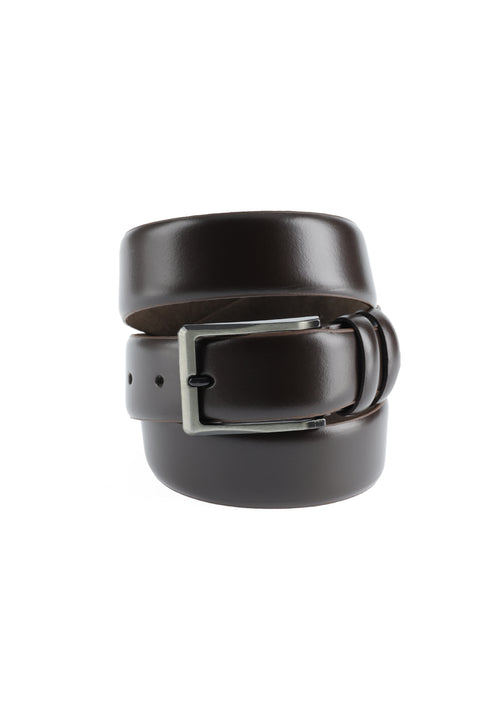 Dark Brown Classic Leather Belt