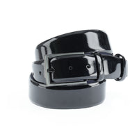 Black Patent Leather Belt