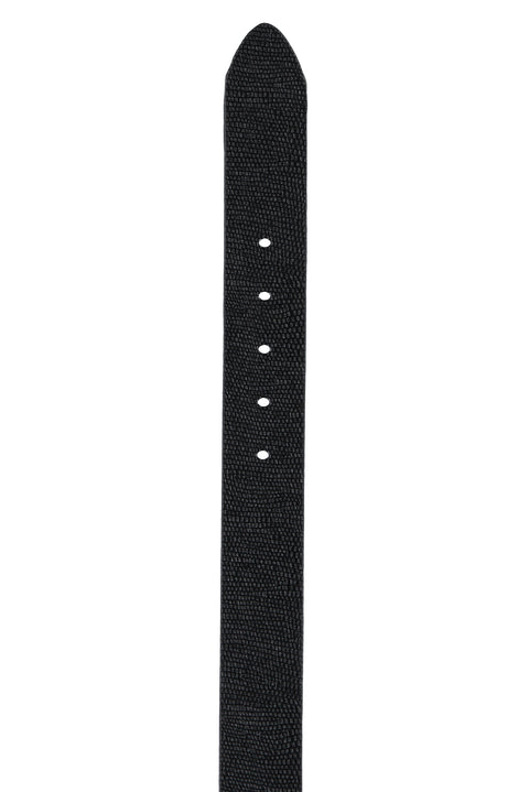 Black Sport Leather Belt