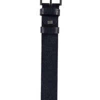 Dark Navy Leather Sport Belt