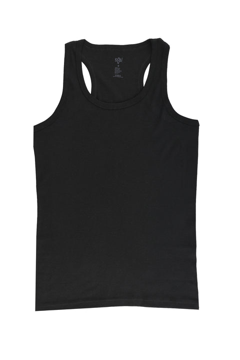 Black Cotton Undershirt