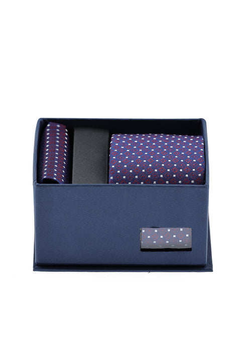 Black Set of 2 Tie and Pocket Square