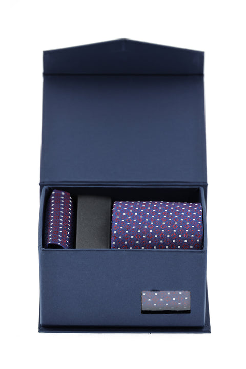 Black Set of 2 Tie and Pocket Square