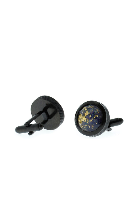 Medium Navy Cufflinks