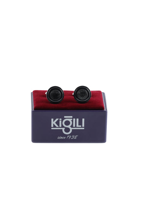 Black Stone Cufflinks