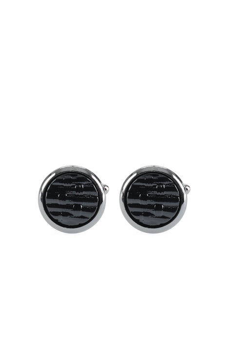 Black Stone Cufflinks