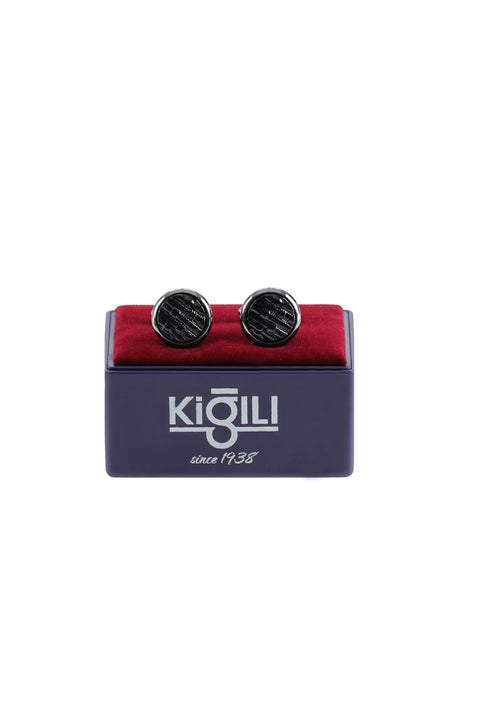 Black Stone Cufflinks
