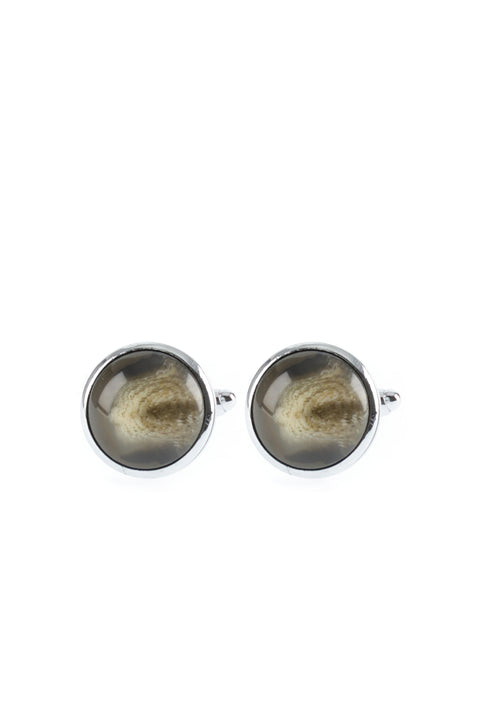 Medium Brown Stone Cufflinks